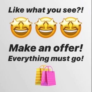 All reasonable offers accepted!